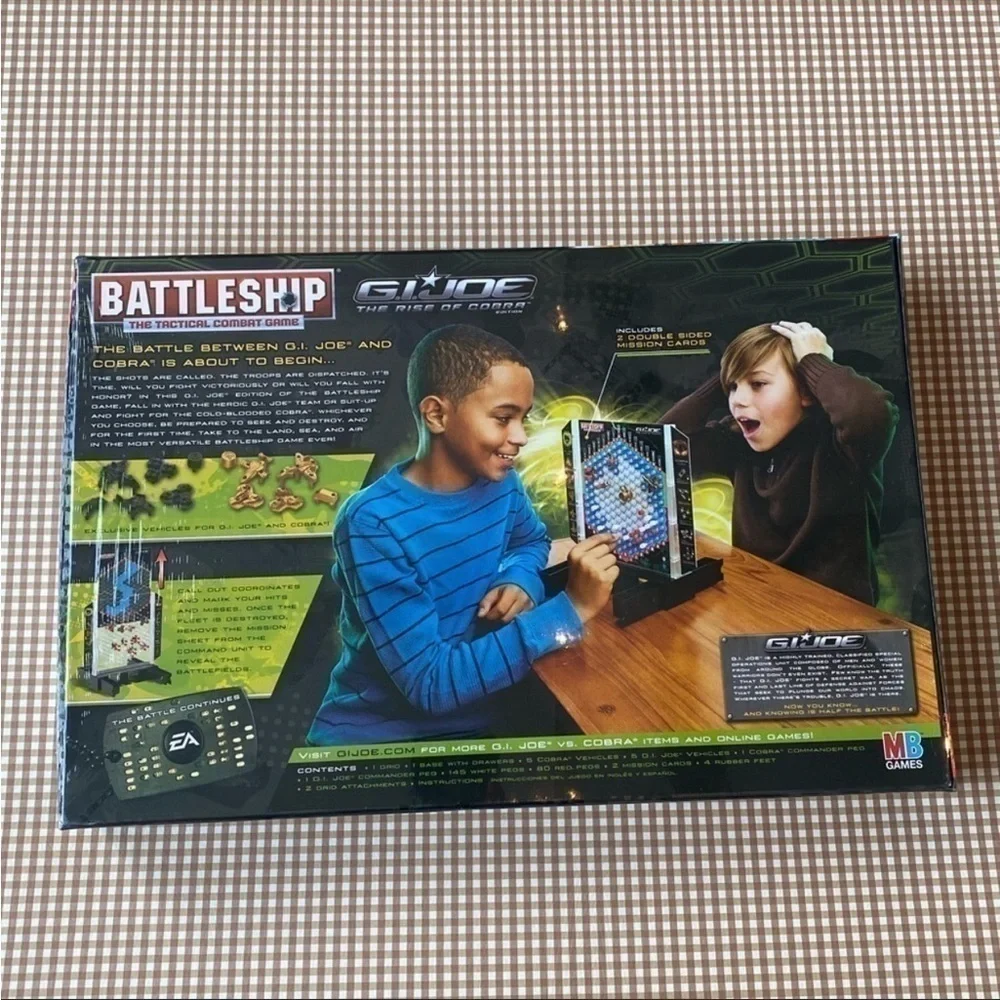 Hasbro Battleship G.I JOE The Rise of‎ Cobra board game. New. Sealed